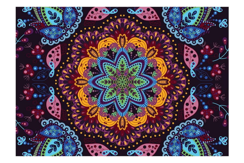 Fototapet Colorful Kaleidoscope 250x175 - Artgeist sp. z o. o. - Interiør - Tapet - Fototapeter