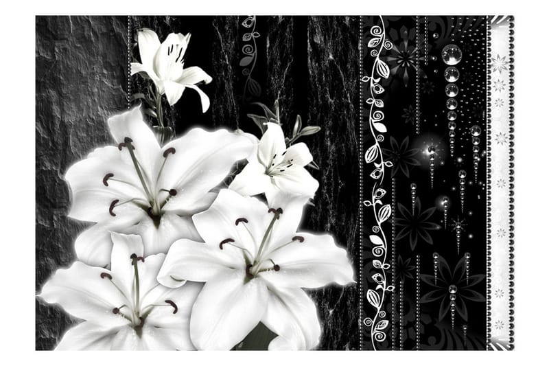 Fototapet Crying Lilies 300x210 - Artgeist sp. z o. o. - Interiør - Tapet - Fototapeter