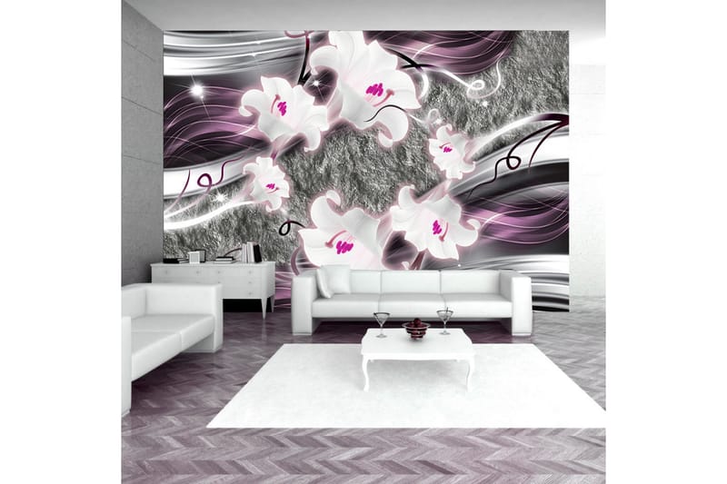 Fototapet Dance Of Charmed Lilies 100x70 - Artgeist sp. z o. o. - Interiør - Tapet - Fototapeter