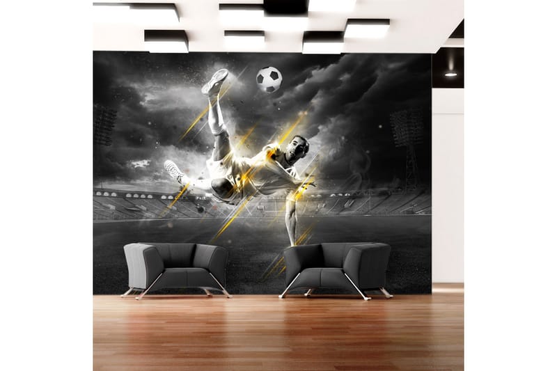 Fototapet Football Legend 150x105 - Artgeist sp. z o. o. - Interiør - Tapet - Fototapeter