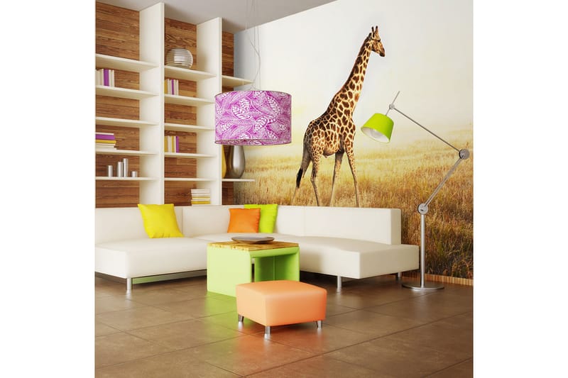 Fototapet Giraffe Go 250x193 - Artgeist sp. z o. o. - Interiør - Tapet - Fototapeter