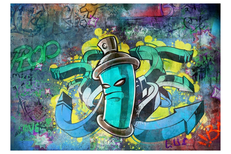 Fototapet Graffiti Maker 300x210 - Artgeist sp. z o. o. - Interiør - Tapet - Fototapeter