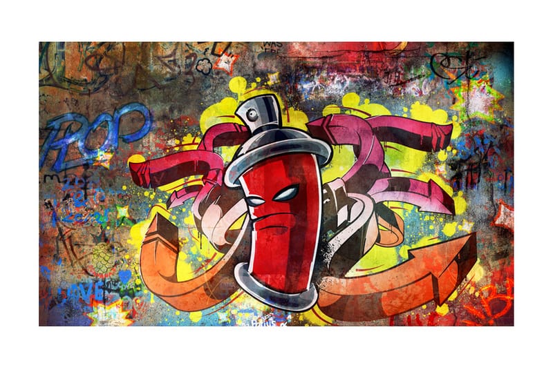 Fototapet Graffiti Monster 450x270 - Artgeist sp. z o. o. - Interiør - Tapet - Fototapeter