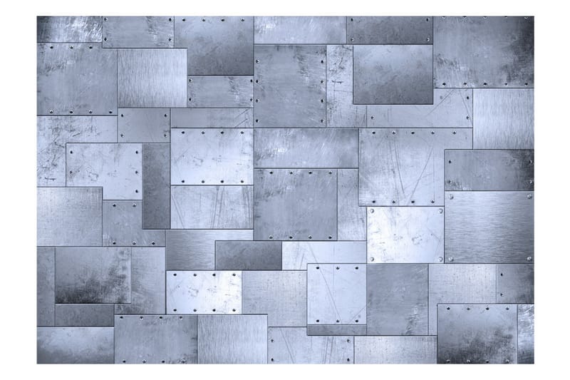 Fototapet Industrial Mosaic 250x175 - Artgeist sp. z o. o. - Tapet stue - Fototapeter - Kjøkkentapeter - Tapet soverom