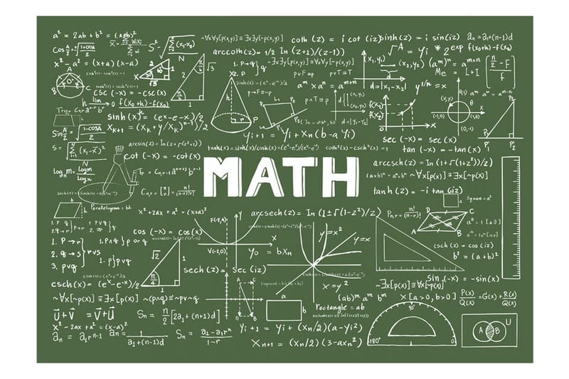 Fototapet Mathematical Formulas 150x105 - Artgeist sp. z o. o. - Interiør - Tapet - Fototapeter