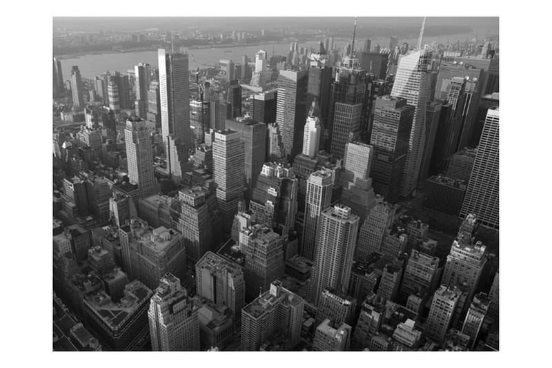 Fototapet New York Skyscrapers Bird's Eye View 200x154 - Artgeist sp. z o. o. - Interiør - Tapet - Fototapeter