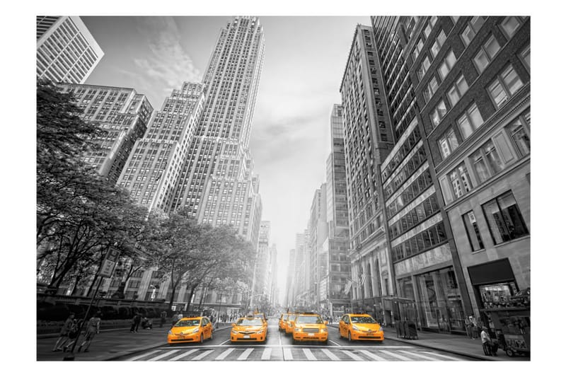 Fototapet New York Yellow Taxis 350x245 - Artgeist sp. z o. o. - Interiør - Tapet - Fototapeter