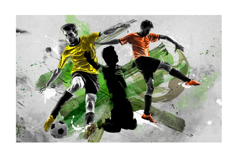 Fototapet Soccer Stars 450x280 - Artgeist sp. z o. o. - Interiør - Tapet - Fototapeter