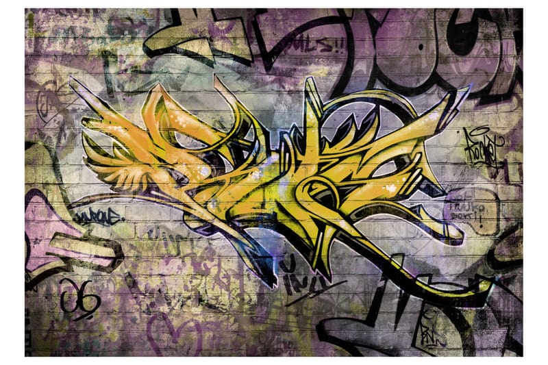 Fototapet Stunning Graffiti 100x70 - Artgeist sp. z o. o. - Interiør - Tapet - Fototapeter