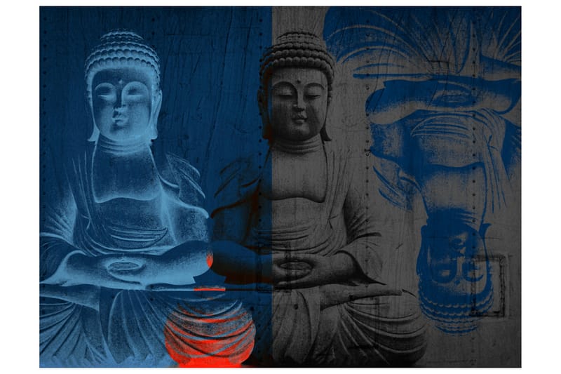 Fototapet Three Incarnations By Buddha 250x193 - Artgeist sp. z o. o. - Interiør - Tapet - Fototapeter