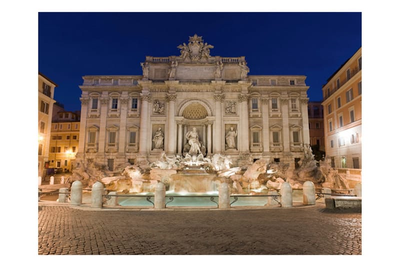 Fototapet Trevi Fountain Rome 200x154 - Artgeist sp. z o. o. - Interiør - Tapet - Fototapeter