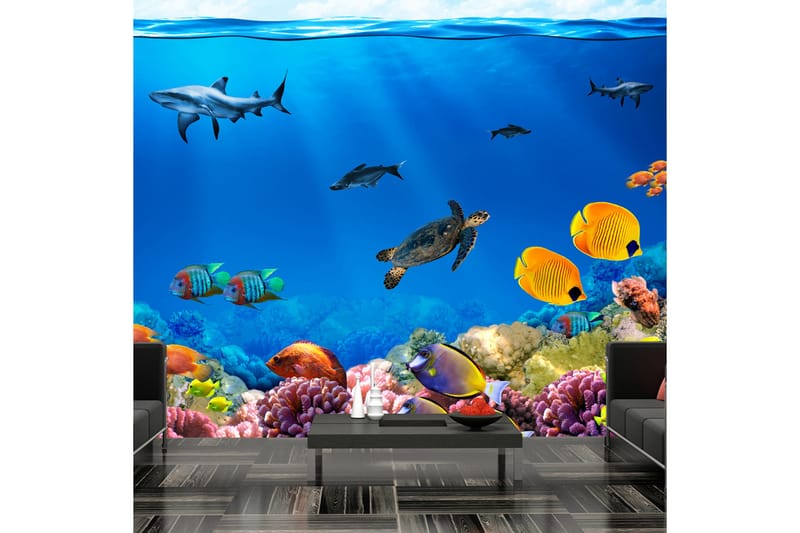 Fototapet Underwater Kingdom 250x175 - Artgeist sp. z o. o. - Interiør - Tapet - Fototapeter