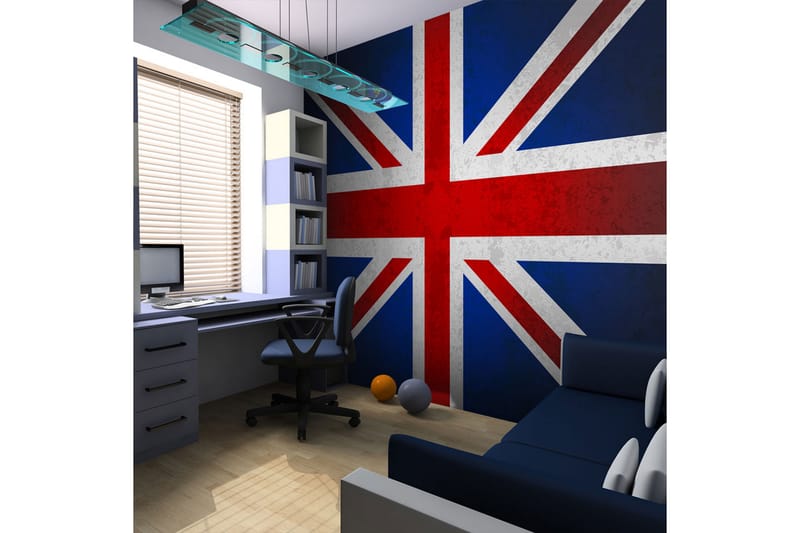 Fototapet Union Jack 250x193 - Artgeist sp. z o. o. - Interiør - Tapet - Fototapeter