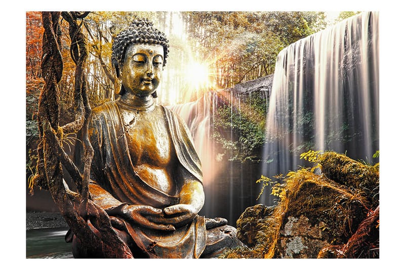 Fototapet Waterfall Of Contemplation 250x175 - Artgeist sp. z o. o. - Interiør - Tapet - Fototapeter