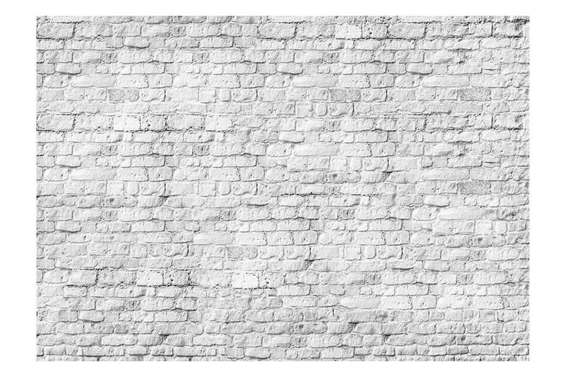 Fototapet White Brick 200x140 - Artgeist sp. z o. o. - Interiør - Tapet - Fototapeter