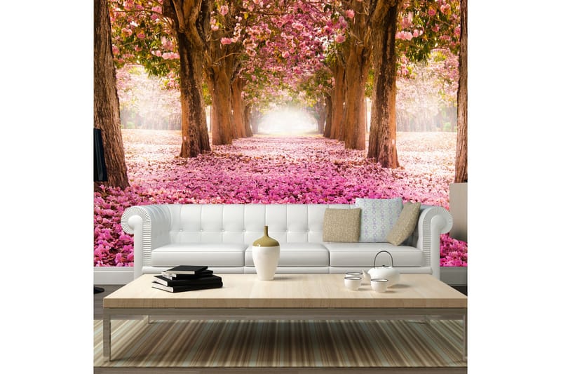 Fototapet Pink Grove 100x70 - Artgeist sp. z o. o. - Interiør - Tapet - Fototapeter