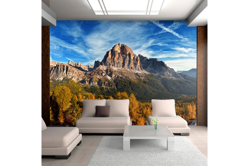 Fototapet Panoramic view of the Italian Dolomites 250x193 - Artgeist sp. z o. o. - Interiør - Tapet - Fototapeter