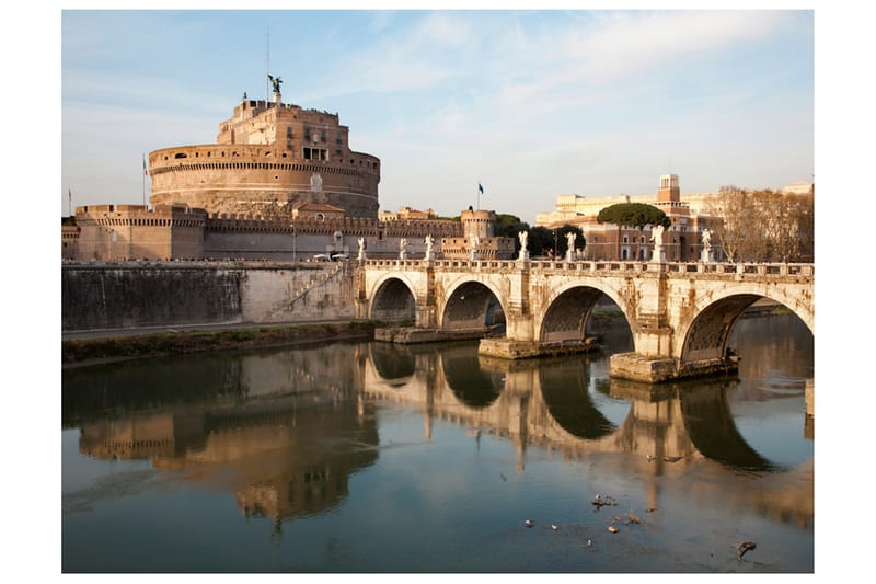 Fototapet Ponte San Angelo 300x231 - Artgeist sp. z o. o. - Interiør - Tapet - Fototapeter