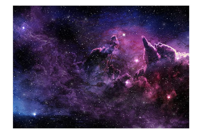 Fototapet Purple Nebula 200x140 - Artgeist sp. z o. o. - Interiør - Tapet - Fototapeter