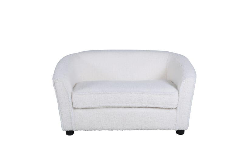 Måna Barnesofa Bouclé - Hvid - Møbler - Barnemøbler - Barnesofa