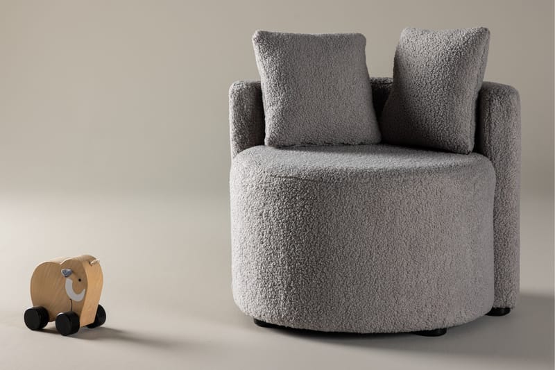 Teddy Barnesofa Savia Grå - Venture Home - Møbler - Barnemøbler - Barnesofa