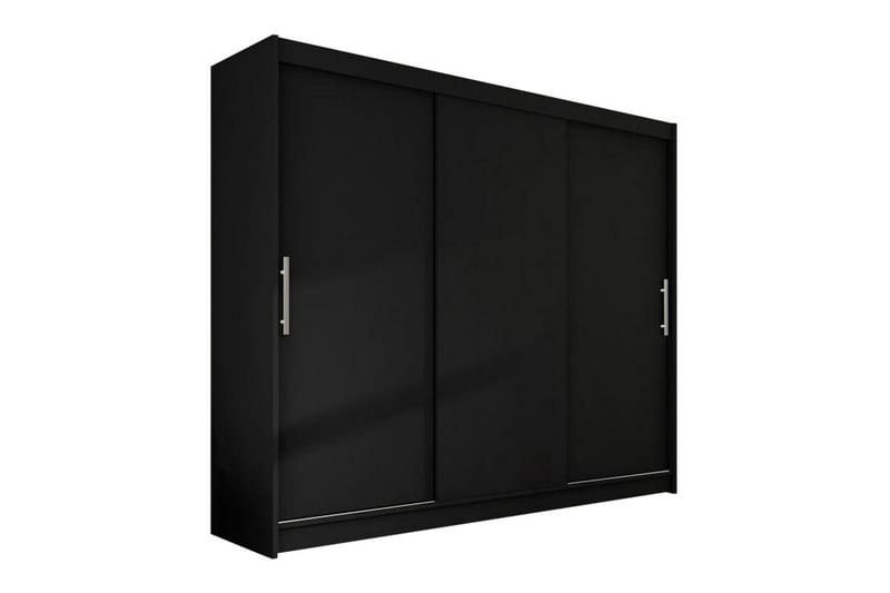 Barnekapell Glenmore 250x215 cm - Svart - Møbler - Barnemøbler - Oppbevaring barnerom - Skap barnerom