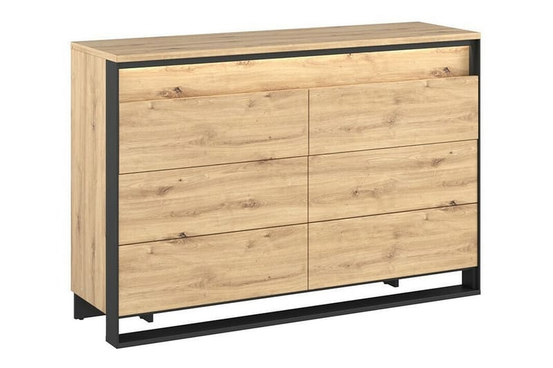 Barnekapell Rathmore 130x91 cm - Svart - Møbler - Barnemøbler - Oppbevaring barnerom - Skap barnerom