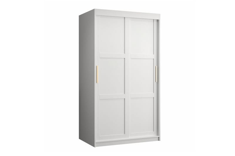 Garderobe Dunvegan 100x200 cm - Hvid - Møbler - Barnemøbler - Oppbevaring barnerom - Skap barnerom