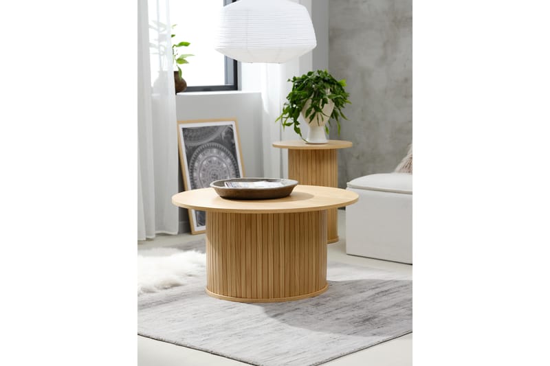 Angelique Sofabord 90 cm - Beige - Møbler - Bord - Sofabord & salongbord