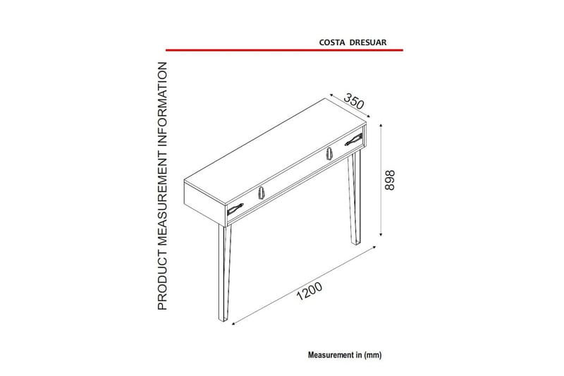 Avlastningsbord Jospeh - Møbler - Bord - Avlastningsbord & sidobord - Konsollbord & gangbord