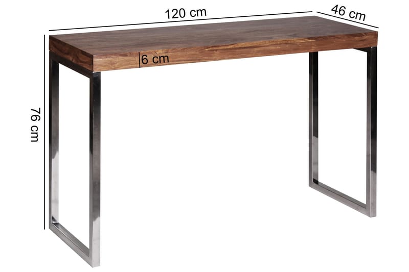 Avlastningsbord Olstrup 120 cm - Brun - Møbler - Bord - Avlastningsbord & sidobord - Konsollbord & gangbord