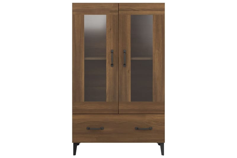 beBasic Highboard brun eik 70x31x115 cm konstruert tre - Brun - Møbler - Bord - Avlastningsbord & sidobord - Brettbord og småbord