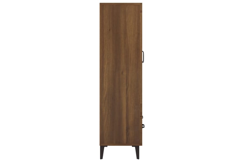 beBasic Highboard brun eik 70x31x115 cm konstruert tre - Brun - Møbler - Bord - Avlastningsbord & sidobord - Brettbord og småbord