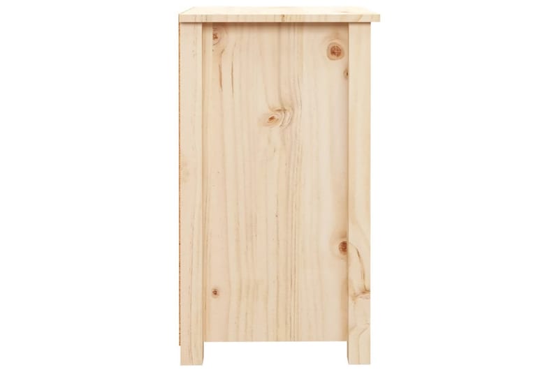 beBasic Nattbord 2 stk 40x35x61,5 heltre furu - Brun - Møbler - Bord - Avlastningsbord & sidobord - Sengebord & nattbord