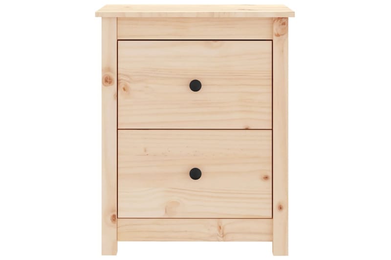 beBasic Nattbord 2 stk 50x35x61,5 heltre furu - Brun - Sengebord & nattbord