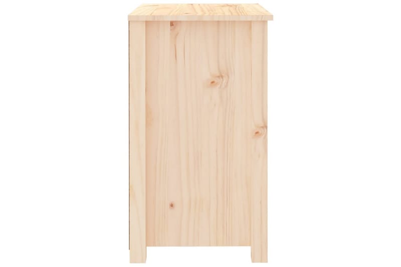 beBasic Nattbord 2 stk 50x35x61,5 heltre furu - Brun - Sengebord & nattbord