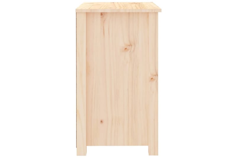 beBasic Nattbord 50x35x61,5 cm heltre furu - Brun - Sengebord & nattbord