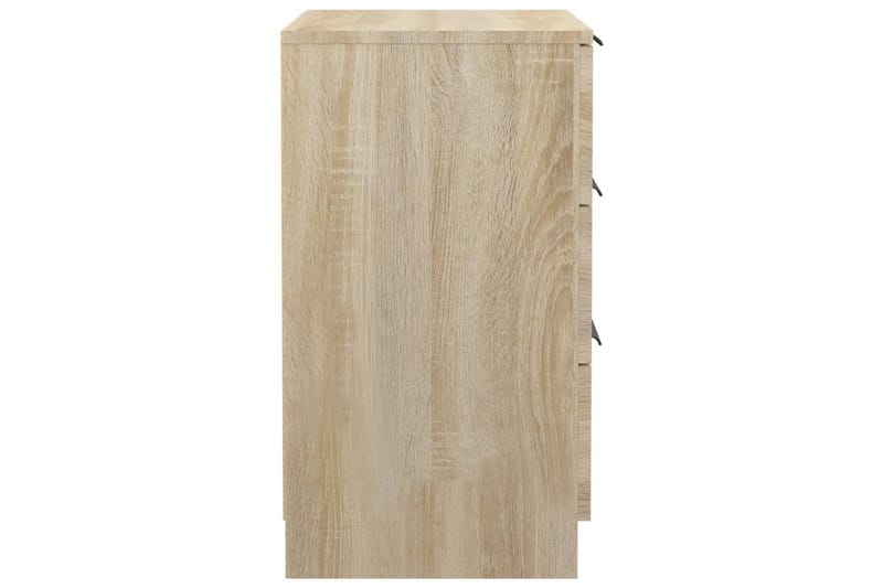 beBasic Nattbord sonoma eik 40x36x65 cm - Brun - Møbler - Bord - Avlastningsbord & sidobord - Sengebord & nattbord