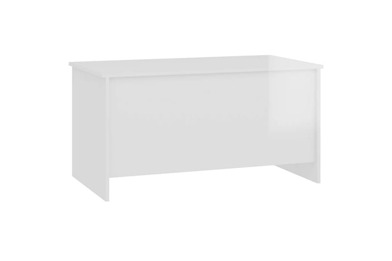 beBasic Salongbord høyglans hvit 102x55,5x52,5 cm konstruert tre - Hvit - Møbler - Bord - Avlastningsbord & sidobord - Brettbord og småbord