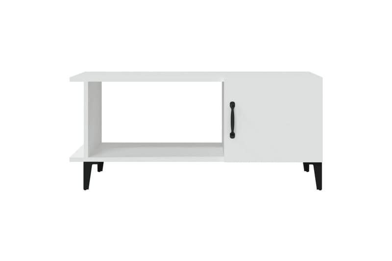 beBasic Salongbord hvit 90x50x40 cm konstruert tre - Hvit - Møbler - Bord - Avlastningsbord & sidobord - Brettbord og småbord