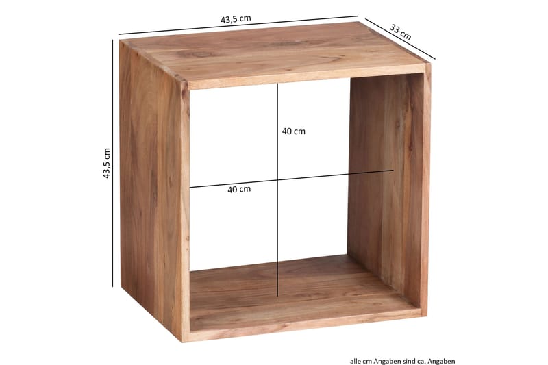 Avlastningsbord Athmer 44 cm - Brun - Møbler - Bord - Avlastningsbord & sidobord - Brettbord og småbord