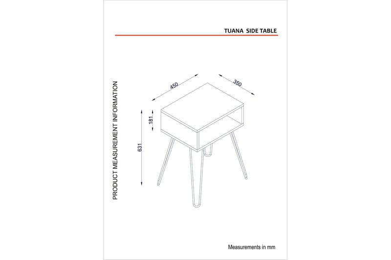 Avlastningsbord Tessie - Møbler - Bord - Avlastningsbord & sidobord - Brettbord og småbord