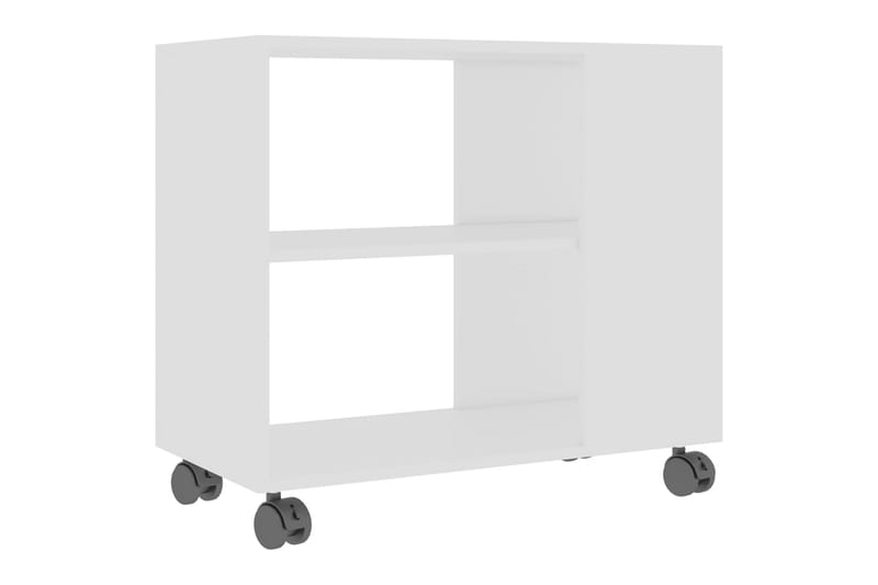 Sidebord hvit 70x35x55 cm sponplate - Hvit - Møbler - Bord - Avlastningsbord & sidobord - Brettbord og småbord