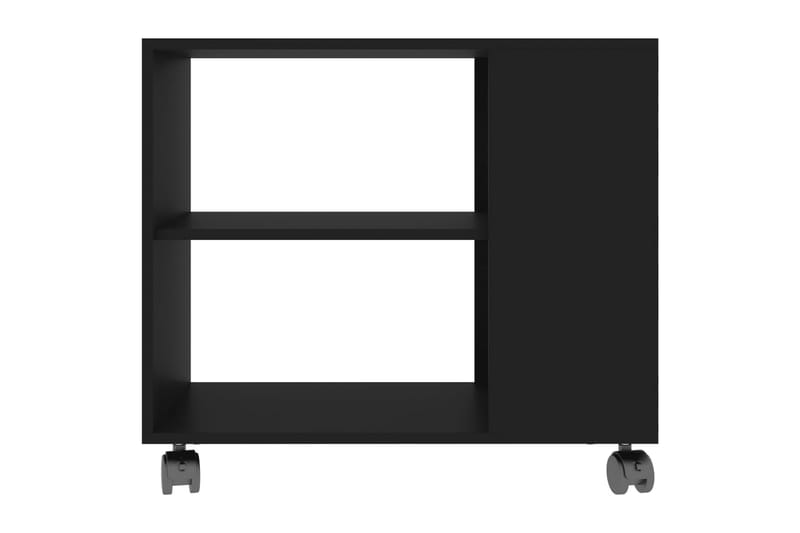 Sidebord svart 70x35x55 cm sponplate - Svart - Møbler - Bord - Avlastningsbord & sidobord - Brettbord og småbord