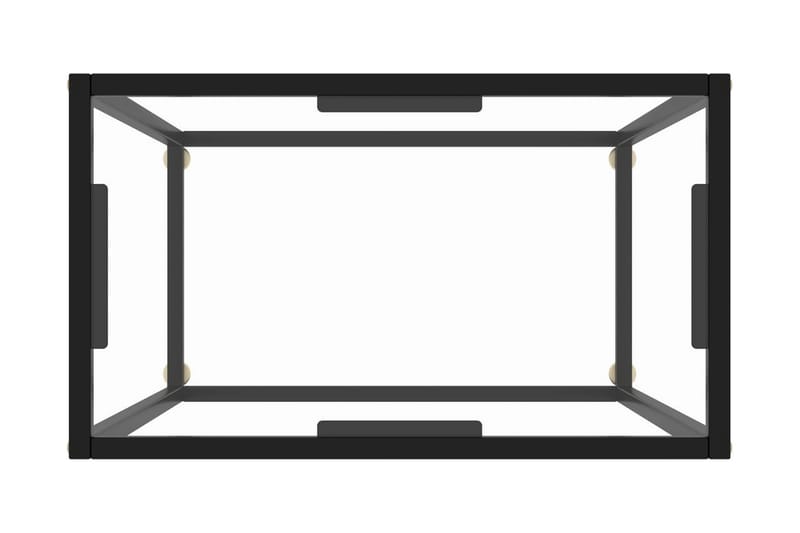 Konsollbord gjennomsiktig 60x35x75 cm herdet glass - Gjennomsiktig - Møbler - Bord - Avlastningsbord & sidobord - Konsollbord & gangbord