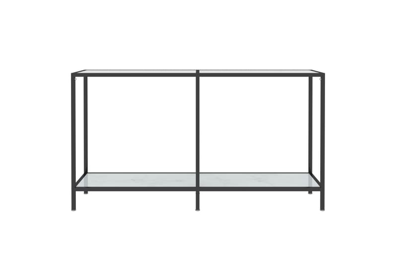 Konsollbord hvit 140x35x75,5 cm herdet glass - Hvit - Møbler - Bord - Avlastningsbord & sidobord - Konsollbord & gangbord