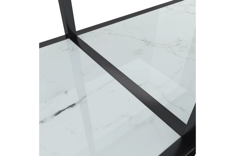 Konsollbord hvit 140x35x75,5 cm herdet glass - Hvit - Møbler - Bord - Avlastningsbord & sidobord - Konsollbord & gangbord