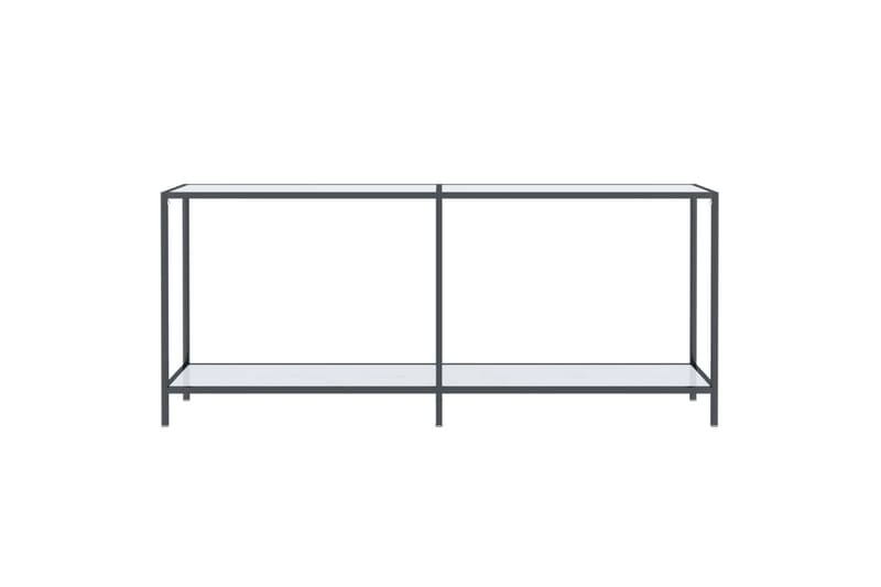 Konsollbord hvit 180x35x75,5 cm herdet glass - Hvit - Møbler - Bord - Avlastningsbord & sidobord - Konsollbord & gangbord