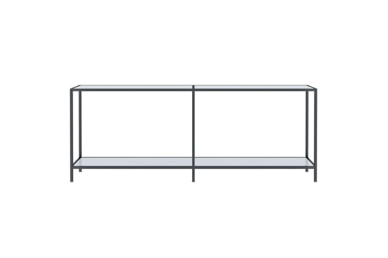 Konsollbord hvit 200x35x75,5 cm herdet glass - Hvit - Møbler - Bord - Avlastningsbord & sidobord - Konsollbord & gangbord