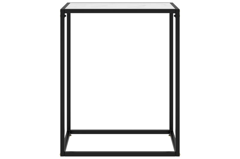 Konsollbord hvit 60x35x75 cm herdet glass - Hvit - Møbler - Bord - Avlastningsbord & sidobord - Konsollbord & gangbord